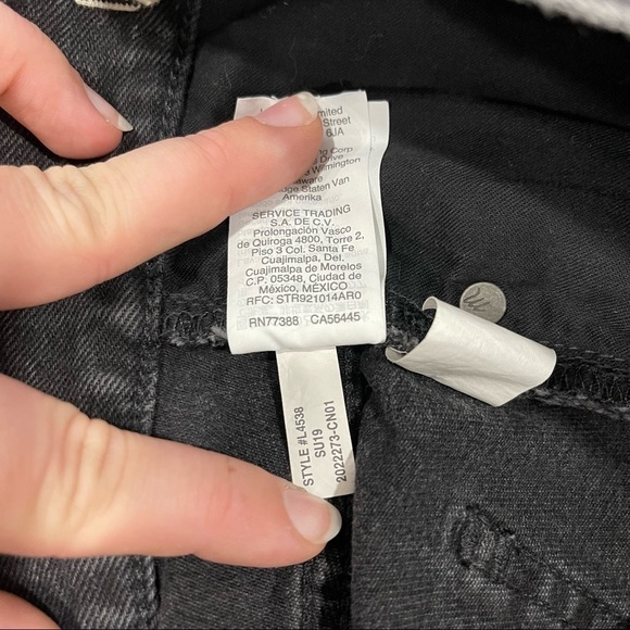 Madewell Rigid Denim A-Line Mini Skirt Button Front Edition In Lunar Wash - Picture 8 of 10